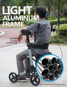 הליכונים מתקפלים קלים במשקל עם אישור CE לקשישים, הליכונים עם מושב, עזר הליכה לקשישים - Product Image 3