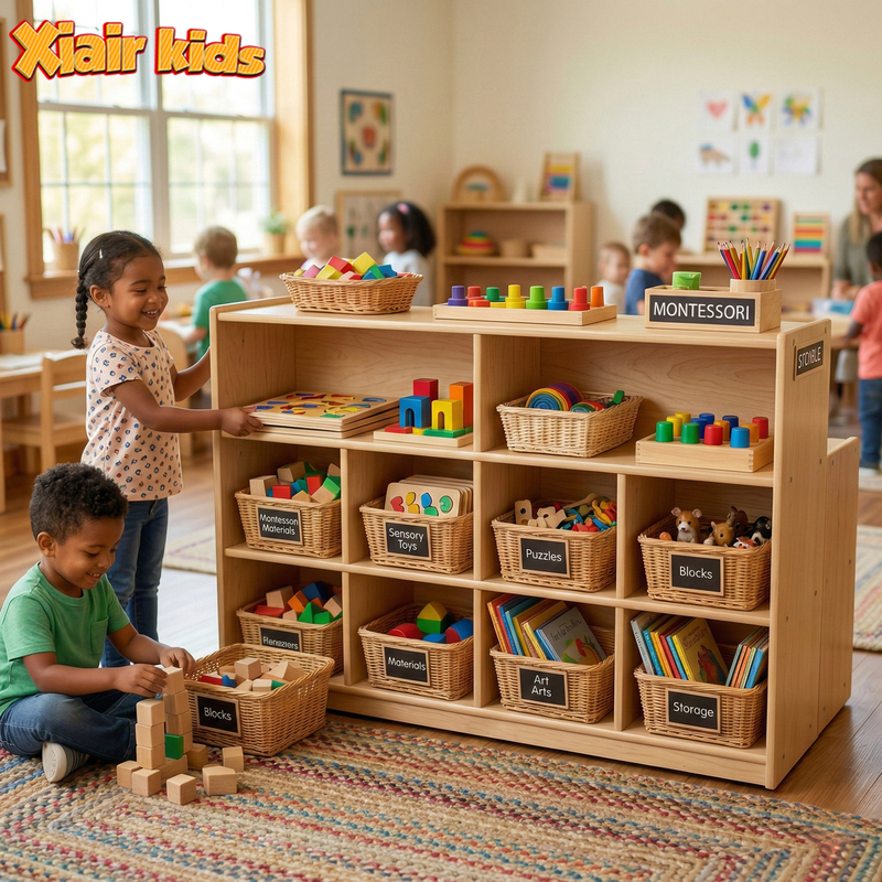 Customizable Montessori Preschool Daycare Wooden Furniture
