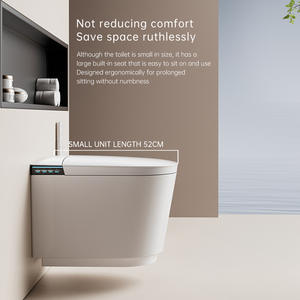 โถสุขภัณฑ์อัจฉริยะติดผนัง 52 ซม. ถังน้ำแบบซ่อน เหมาะสำหรับอพาร์ทเมนต์ขนาดเล็ก - Product Image 4