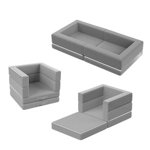 Customized Box Style Children's Travel <b>Bed</b> High Density Foam <b>Portable</b> Compressible <b>Bed</b> Rails 0-12 Months Multifunction Set - Product Image 5