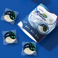Fabricant de capsules de lessive personnalisées, capsules de lessive au parfum frais, 3 en 1, haute efficacité, liquide de lavage, capsules de lessive