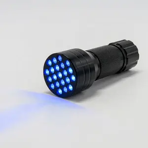 Ультрафиолетовый черный свет 395 нм 400 нм детектор мочи домашних животных мини ручной УФ фонарик