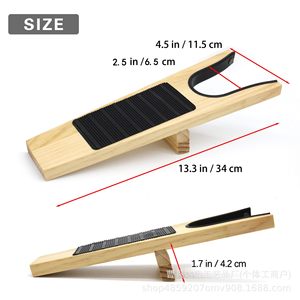 Cuchara para zapatos de madera de 34 cm con diseño ergonómico para botas y zapatos largos, ayuda para el hogar - Product Image 1