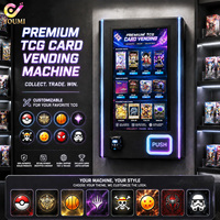 Distributeur automatique mural de cartes à collectionner TCG avec lecteur de carte, haute capacité, paiement sans espèces, moniteur personnalisé, à vendre