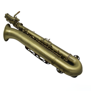 <span class=keywords><strong>Sassofono</strong></span> Baritono Professionale Eastern Music BS400Q in Mib con Faggiole Alte, Finitura Bronzo Anticato #   Tasto Front F - Product Image 2