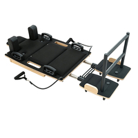 Machine de Pilates Reformer en Bois – Portable, Pliable, Compacte, pour Usage Domestique, Réglable, Écologique, Durable, Multifonctionnelle, avec Résistance
