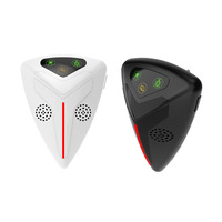Répulsif à ultrasons pour souris et insectes volants, quatre modes, double cornet, fréquence variable, haute puissance, plastique, écologique