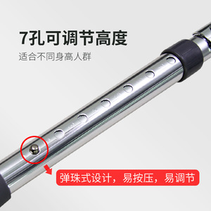 Aide à la marche en alliage d'aluminium avec accoudoirs à double courbure pour personnes âgées et handicapées, pour un soutien de la mobilité - Product Image 4