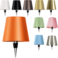 Lampe LED de table atmosphérique en forme de bouchon de bouteille pour bars, restaurants et camping en extérieur