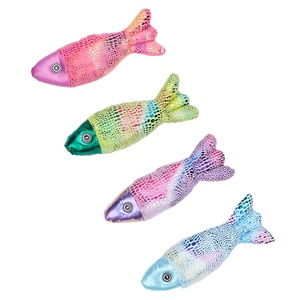 Fabricante al por mayor interior interactivo gato juguetes pez gato hierba gatera juguete de peluche con hierba gatera - Product Image 4