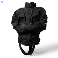 Nouvel équipement de bondage en toile Asylum pour femmes et hommes, style veste de contention à lacets – Conçu pour les personnes à comportement perturbé