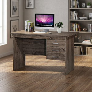 Table de bureau solide JPS SU326 en panneau de particules de bois, design moderne et luxueux, avec rangement, haute durabilité, pour bureau à domicile - Product Image 3