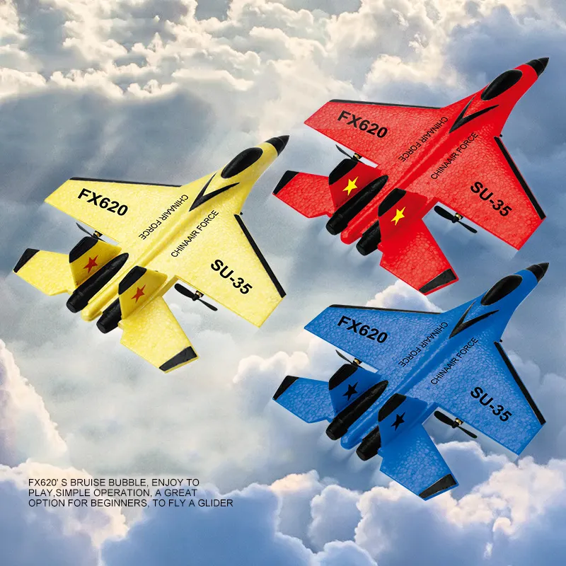 2.4G EPP Foam RC Glider Airplane RTF Flying RC Toys for Kids Play Fun Fling Wings Remote Control Aircraft