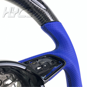 Accessoires intérieurs pour volant en fibre de carbone adapté<span class=keywords><strong>s</strong></span> aux modèles Audi <span class=keywords><strong>S</strong></span> <span class=keywords><strong>Line</strong></span> A8 S8 D4 A6 S6 A7 S7 RS6 RS7 - Product Image 3