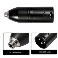Adaptateur audio stéréo 3,5 mm 1/8 TRS vers XLR mâle 3 broches pour caméscope, microphone, enregistreur, mixeur, haut-parleur