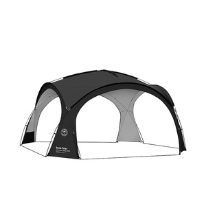 Tente de camping Shinetrip, imperméable, résistante au soleil et à la pluie, avec revêtement argenté, auvent, tente dôme, tente boule - Product Image 1