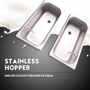 D100 nhỏ thông minh bảng hàng đầu máy làm kem mềm - Product Image 2