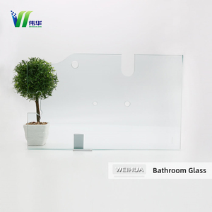 Panneaux en verre trempé certifiés CE, verre trempé facile à nettoyer pour salle de bain - Product Image 4