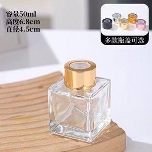 Vente en gros de flacons d'aromathérapie en verre de luxe irréguliers personnalisés, nouveaux, 50 ml, 100 ml, flacon réutilisable - Product Image 5