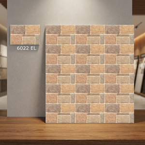 Lujo Vistaar Marca Precio de fábrica Calidad de exportación 250x375mm Cerámica digital Diseño de elevación brillante Azulejos de pared esmaltados exteriores - Product Image 1