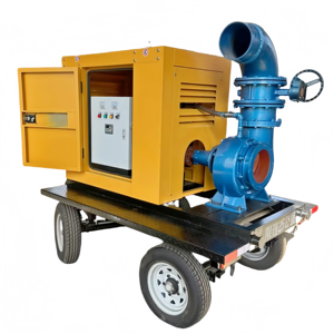 รถปั๊มน้ำแบบไหลผสมกำลังสูง 2 กิโลวัตต์ พร้อมเครื่องยนต์ OEM สำหรับการชลประทานทางการเกษตรที่สะดวกสบาย - Product Image 3