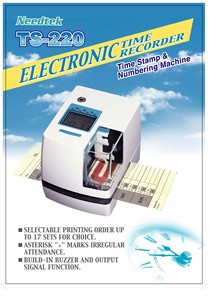 Automatic Date Stamper Ts-220 Needtek Document <strong>Time</strong> Stamp <strong>Machine</strong> Electronic <strong>Time</strong> Clock Digital <strong>Time</strong> Stamp - Product Image 4