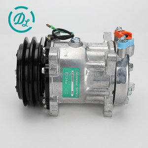 คอมเพรสเซอร์แอร์พรีเมียม EexcavaStart รุ่น SD7H15 HD512-1 สำหรับรถขุด อะไหล่ทดแทนที่เชื่อถือได้ ประสิทธิภาพสูง สำหรับเครื่องยนต์ 4D34 รับประกัน 1 ปี ผลิตโดยแบรนด์ดัง - Product Image 1