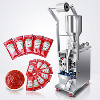 Machine automatique de remplissage, de scellage et d'emballage de sauces et pâtes pour le ketchup, le miel, la mayonnaise, la crème et les produits alimentaires