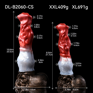 Dildo de Silicona Megapede Inspirado en un Caballo Mamut, Estimulador de Punto G, Diseño con Ventosa, Silicona Médica de Alta Calidad, 2 Tamaños - Product Image 6