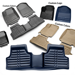 <span class=keywords><strong>Tappetini</strong></span> Auto Impermeabili 5D in Pelle, Set Completo Antiscivolo Ecologico per Yaris, X1, Aygo, Creta - Product Image 6