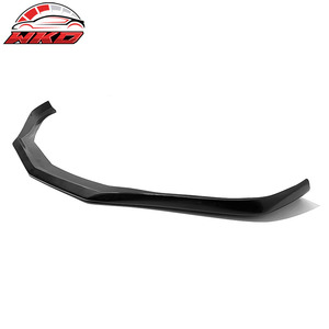 Fits for Chevrolet Camaro 2016-2018 OE Style Front Bumper Lip Unpainted Black - Product Image 3