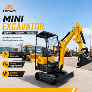 Escavatore LOGWAY per Piccoli Frutteti con Valvola a Sensore di Carico, Tettuccio o Cabina Opzionali, per il Recupero di Agenti Globali - Product Image 1