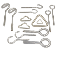Anneau de levage à œil de mouton personnalisable en acier au carbone zingué haute résistance, acier inoxydable 304/316, boulons M3M5M6, pièces de fixation