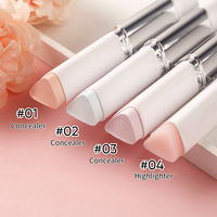 Crayon double embout crémeux 2-en-1 pour contouring et correction, fini mat, facile à estomper, avec logo personnalisé