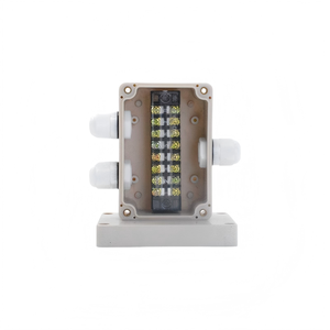 100x68x50mm <b>Waterproof</b> <b>Junction</b> <b>Box</b> One-in-two-out 15A Terminal Block PG9 Cable Gland Enclosure Terminal <b>box</b> - Product Image 1