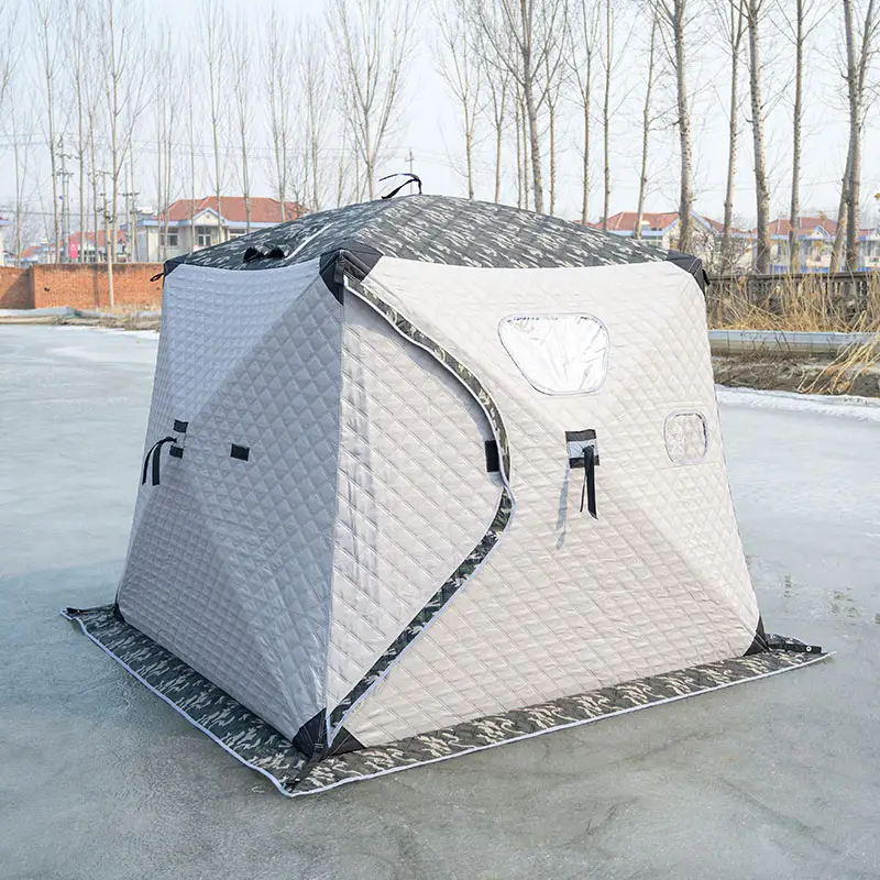 Automático ultraligero 2-3 personas senderismo hielo pesca tienda emergente para acampar al aire libre