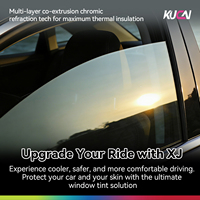 Película Multicapa para Ventanas de Automóviles KUCAI, Bloqueador de Calor, Antideslumbrante, Rollo de Tinte para Ventanas Laterales