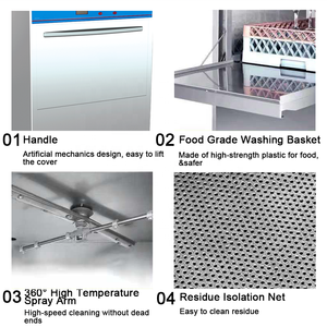 Lave-vaisselle de bureau automatique de <span class=keywords><strong>machine</strong></span> à <span class=keywords><strong>laver</strong></span> en <span class=keywords><strong>verre</strong></span> de barre Lavastoviglie Lave Vaisselle Mini lave-vaisselle porta - Product Image 3