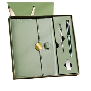 Ensemble cadeau <span class=keywords><strong>de</strong></span> luxe en gros, échantillon personnalisé, premier agenda hebdomadaire dans une boîte, journal <span class=keywords><strong>de</strong></span> <span class=keywords><strong>prière</strong></span> avec stylo, carnet vert relié rigide A5 - Product Image 1