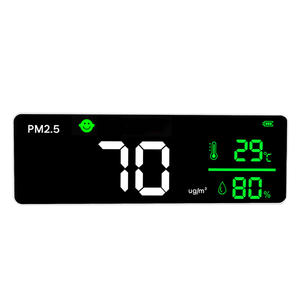 Lazer sensörü ile yüksek hassasiyetli dijital toz dedektörü Thermohygrometer CE ROHS sertifikalı partikül madde izleme - Product Image 5