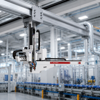 Bras robotisé 3 axes 5 axes entièrement servo pour injection, préhension de produits et de moules, et chargement de machines CNC