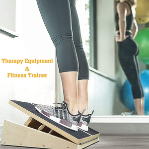 Planche d'étirement des mollets en bois professionnelle inclinable et réglable, surface antidérapante, fasciite plantaire, massage de la cheville, usage domestique - Product Image 4