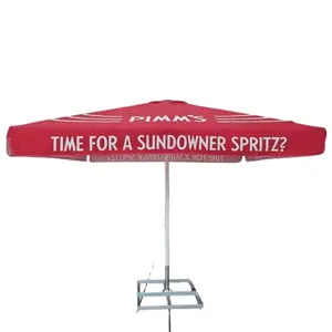 Guarda-sol para móveis de exterior resistente a UV guarda-sol suspensão guarda-chuva cantilever com rotação de 360 graus