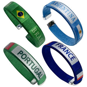 Pulsera de Recuerdo con Bandera de País, Diámetro de 65 mm, Pulsera Deportiva de Amistad, Pulsera de Moda para Fanáticos del Fútbol, para Hombres y Mujeres - Product Image 3