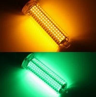 Lampu LED Tahan Air IP68 Dua Warna untuk Menarik Ikan di Bawah Air 6000LM Jarak Pencahayaan 200-500M untuk Memancing di Laut Dalam dan Es 75 8H