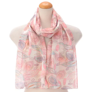 Chal Ligero y Transpirable para Mujer, Estilo Chino, Pintado a Mano, 100% Fibra de Poliéster, Ideal para Uso Diario y Regalo - Product Image 2