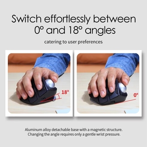 F-33 Oplaadbare Usb Draadloze Trackball Muis Dual Mode <span class=keywords><strong>2</strong></span>.4G/Bt Rechterhand Oriëntatie Pc Mac Laptop Tablet Gaming - Product Image 5