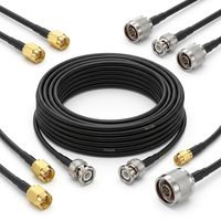 Câble coaxial RF flexible à faible perte SMA/Fakra/BNC/TNC/UHF/N/7/16/4.3-10 pour RG58 RG223 LMR195 LMR200 LMR240 RG174 5DFB