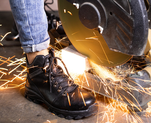 Nuovi stivali da lavoro impermeabili resistenti di grandi dimensioni scarpe di sicurezza punta in acciaio - Product Image 5