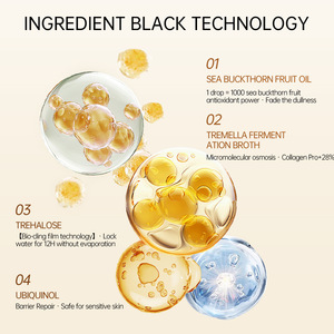 Riparazione con Olivello Spinoso e Glicerina per OEM ODM |   Siero <span class=keywords><strong>Viso</strong></span> Idratante Anti-Età 40ml con Stampa in Oro per Pelli Sensibili - Product Image 3